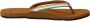 Rip Curl Women's Freedom Bloom Open Toe Sandalen bruin oranje - Thumbnail 10