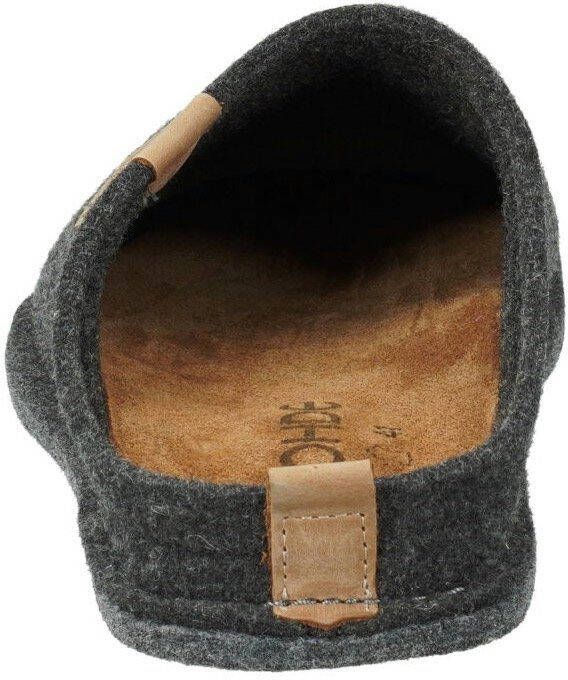 Rohde Pantoffels LUCCA-H met uitneembare leren binnenzool breedte g