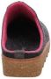 Rohde Comfortabele grijze pantoffel met roze details Black Dames - Thumbnail 7