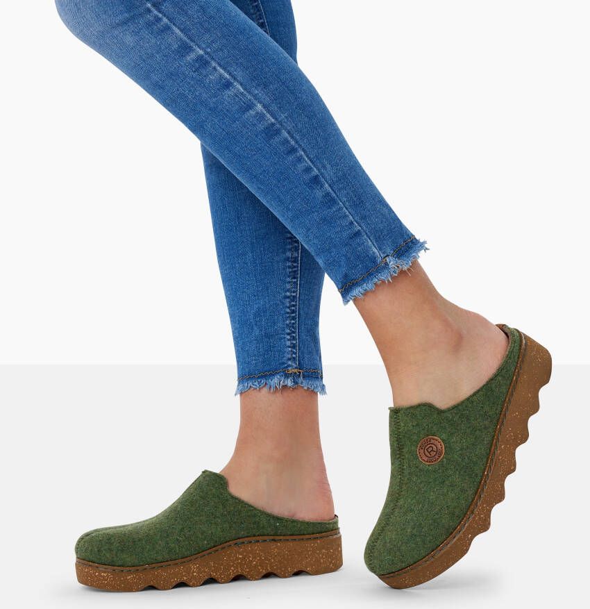 Rohde Pantoffels Foggia huisschoen slippers klomp met profielzool