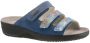 Rohde Dames Slipper -1932-55 Jeansblauw Multi - Thumbnail 8