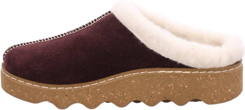 Rohde Pantoffels FOGGIA-D Pantoffel clog met uitneembare binnenzool van schapenvacht