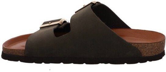 Rohde Slippers Alba sleehak zomerschoenen pantoffels met twee gespsluitingen