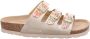 Rohde Slippers Alba Zomerschoen huisschoen strandschoen slippers met drie gespen - Thumbnail 4