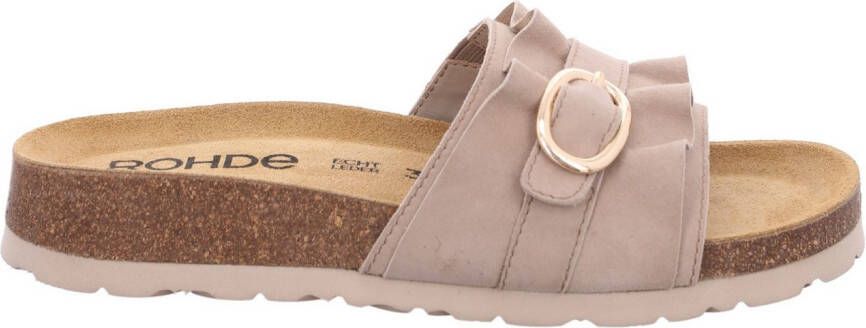 Rohde Slippers Milano Zomerschoen strandschoen slippers pantoffel met zacht voetbed
