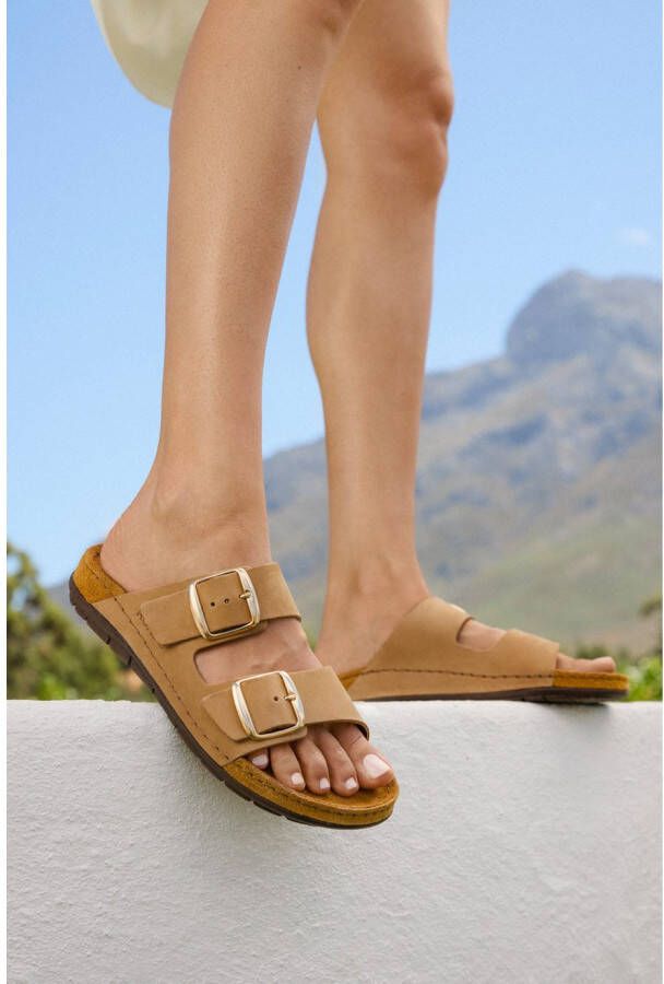 Rohde Slippers RODIGO-D zomerschoenen slippers pantoffels met gespsluitingen