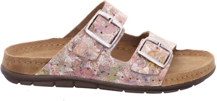 Rohde Slippers Rodigo Zomerschoen huisschoen slippers strandschoen met twee gespen