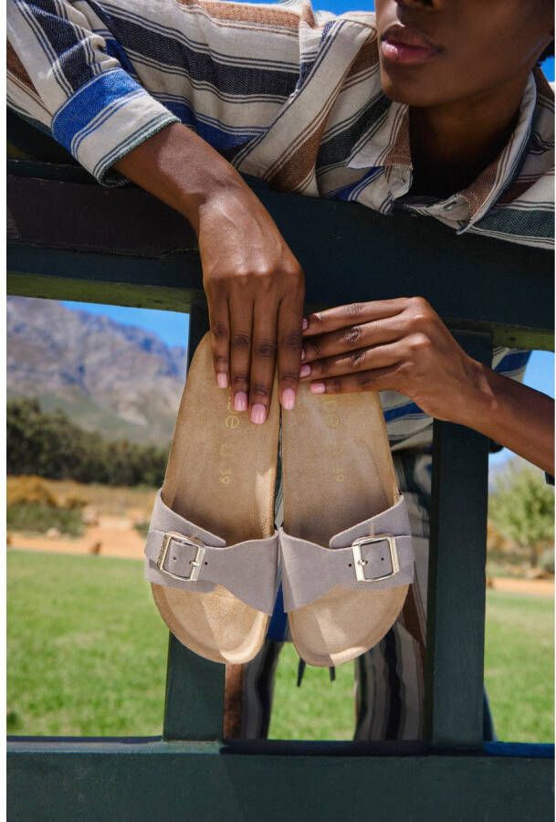 Rohde Slippers sleehak zomerschoenen slippers met voorgevormd soft voetbed