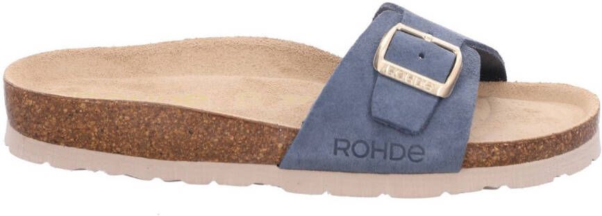 Rohde Slippers sleehak zomerschoenen slippers met voorgevormd soft voetbed