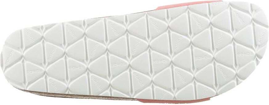 Rohde Slippers sleehak zomerschoenen slippers met voorgevormd soft voetbed