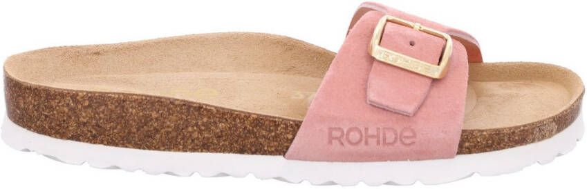 Rohde Slippers sleehak zomerschoenen slippers met voorgevormd soft voetbed