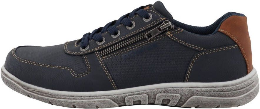 Romika Sneakers lage schoen vrijetijdsschoen veterschoen met modieuze contraststiksels