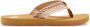 Roxy Porto Rope Teenslippers Natural crazy pink - Thumbnail 6
