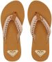 Roxy Porto Rope Teenslippers Natural crazy pink - Thumbnail 8