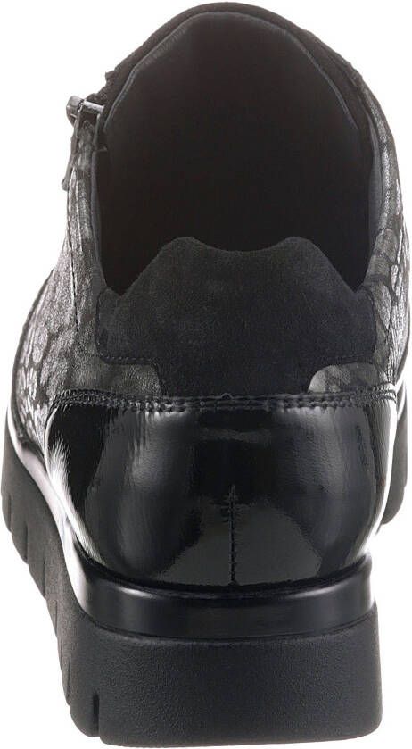 Semler Sneakers met sleehak SILVIA in metallic-look