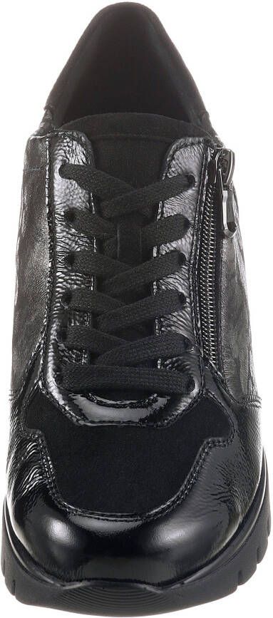 Semler Sneakers met sleehak SILVIA in metallic-look