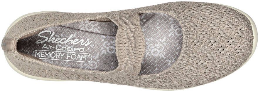 Skechers Ballerina's met riempje ARYA-THAT'S SWEET Wedge pumps slippers geschikt voor machinewas