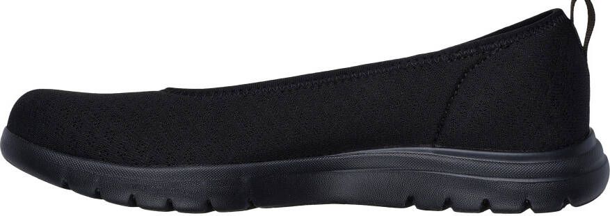 Skechers Ballerina's ON-THE-GO FLEX-SIENA Slipper instapschoen slip-on sneaker met comfortabele elastische afwerking