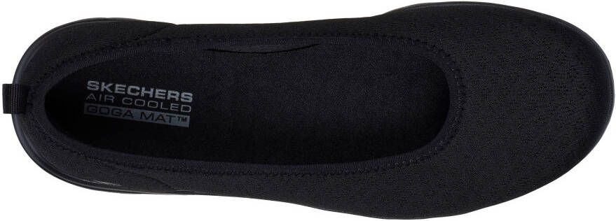 Skechers Ballerina's ON-THE-GO FLEX-SIENA Slipper instapschoen slip-on sneaker met comfortabele elastische afwerking