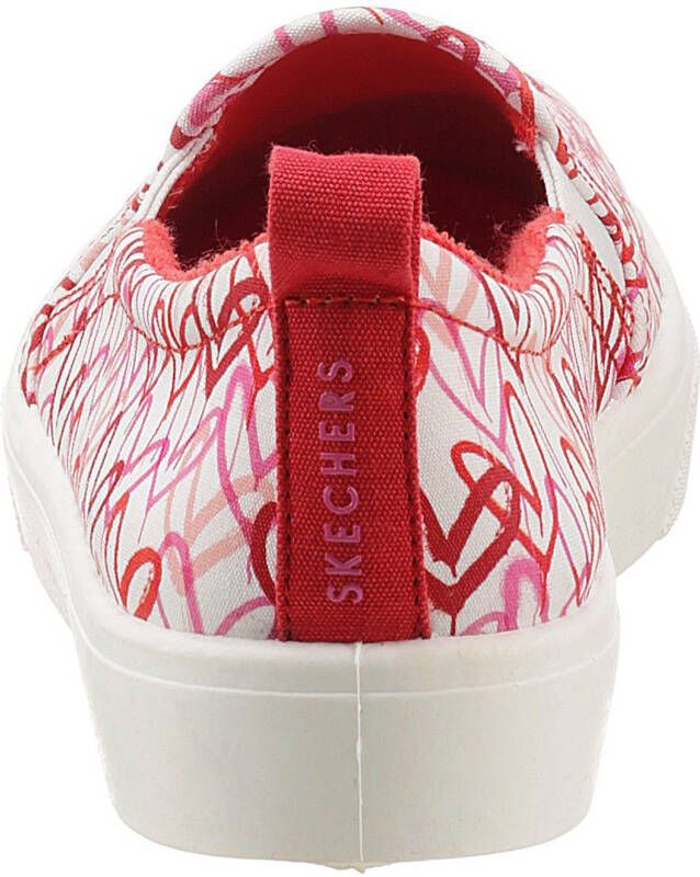 Skechers Instappers Poppy met exclusieve grafitti-print