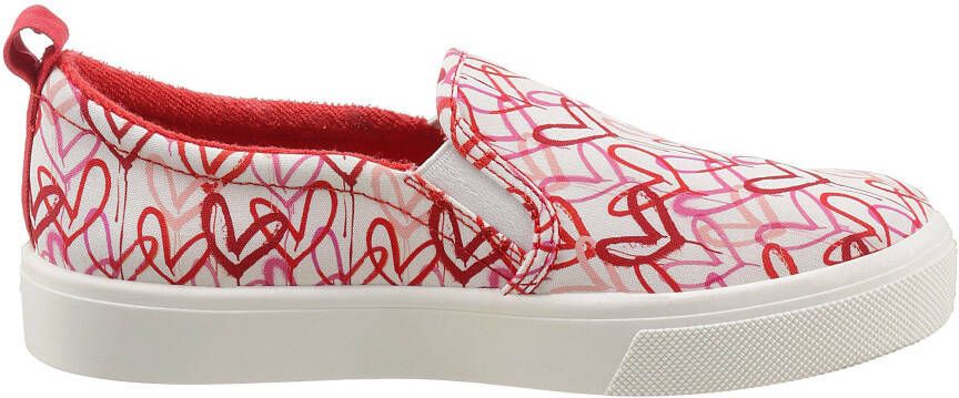 Skechers Instappers Poppy met exclusieve grafitti-print