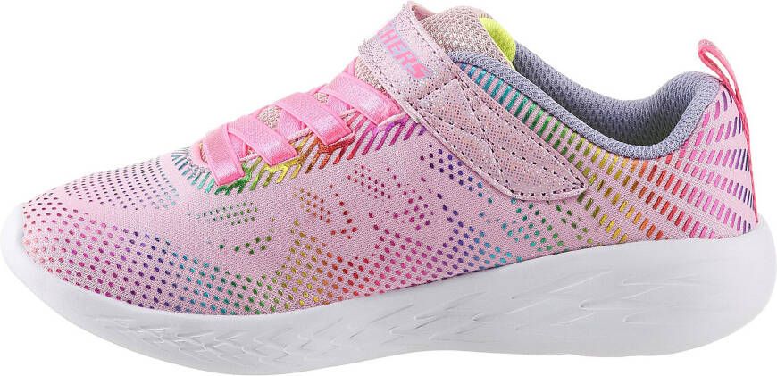 Skechers Kids Sneakers Go Run 600 met cool regenboog-kleurverloop