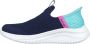 Skechers Ultra Flex 3.0 Fresh Time Slip-ins 303800L-NVTQ voor meisje Marineblauw Sneakers - Thumbnail 8