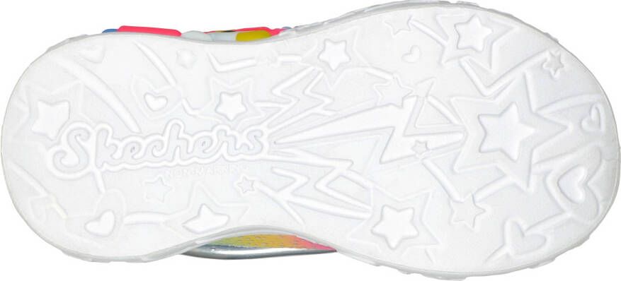 Skechers Kids Sneakers UNICORN CHARMER- met blinkende zool