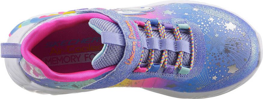 Skechers Kids Sneakers UNICORN DREAMS- met zacht verdikte binnenzool