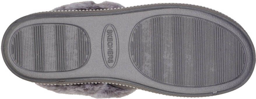 Skechers Cozy Campfire gevoerde dames pantoffels Beige Extra comfort Memory Foam - Foto 6