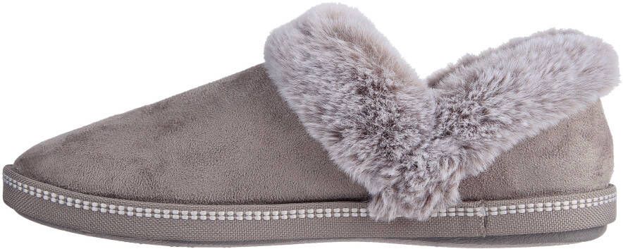 Skechers Cozy Campfire gevoerde dames pantoffels Beige Extra comfort Memory Foam - Foto 7