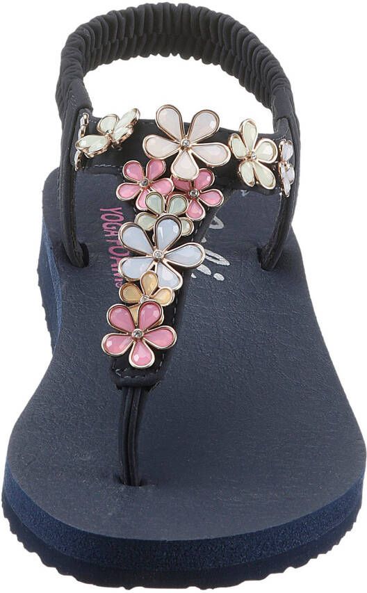 Skechers Sandalen MEDITATION GLASS DAISY zomerschoen sandaal riemchensandale met yoga foam