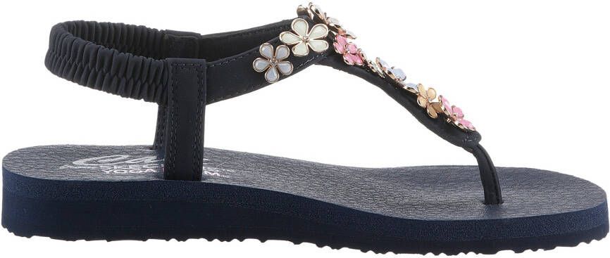Skechers Sandalen MEDITATION GLASS DAISY zomerschoen sandaal riemchensandale met yoga foam