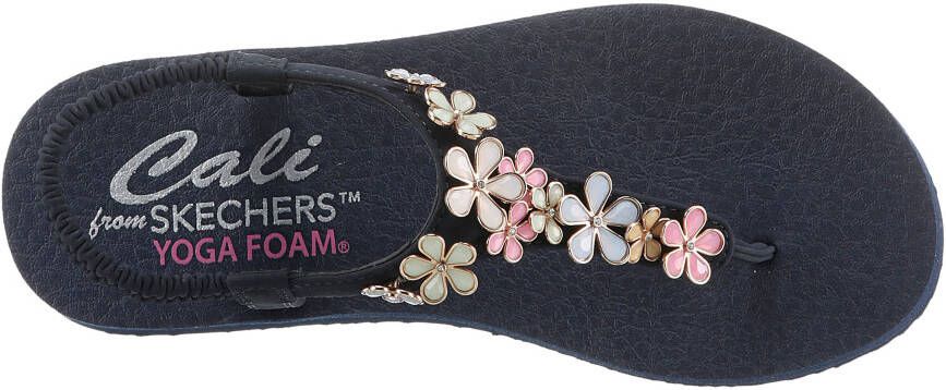 Skechers Sandalen MEDITATION GLASS DAISY zomerschoen sandaal riemchensandale met yoga foam