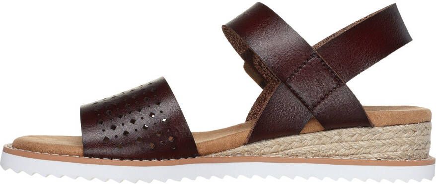 Skechers Sandalen DESERT KISS-SUNNY FLAIR Vegan zomerschoen sandaal riemchensandale met memory foam
