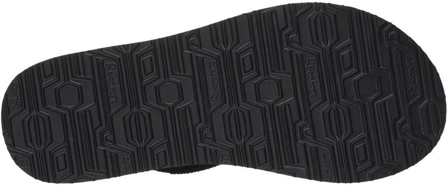 Skechers Sandalen MEDITATION-ROCKSTAR zomerschoen sandaal riemchensandale met glittersteentjes