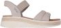 Skechers Slip-ins Bobs Sun Ray Dames Sandalen Taupe - Thumbnail 4