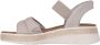 Skechers Slip-ins Bobs Sun Ray Dames Sandalen Taupe - Thumbnail 5