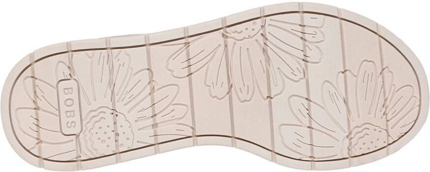 Skechers Sandalen BOBS SUN RAY wig sandaal sandalette plateausandaal met plush foam