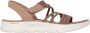 Skechers Go Walk Flex Sandalen Dames Taupe - Thumbnail 4