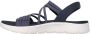 Skechers Go Walk Flex Sandalen Dames Blauw - Thumbnail 6