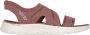 Skechers Slip-ins Go Walk Flex Zandal-Enticing Dames Sandalen Bruin - Thumbnail 8