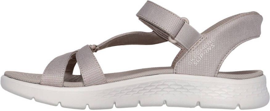 Skechers Sandalen GO WALK FLEX SANDAL-ILLUMINATE sandalette trekking sandaal met gogo mat voetbed