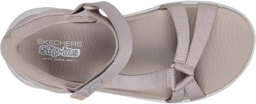Skechers Sandalen GO WALK FLEX SANDAL-ILLUMINATE sandalette trekking sandaal met gogo mat voetbed
