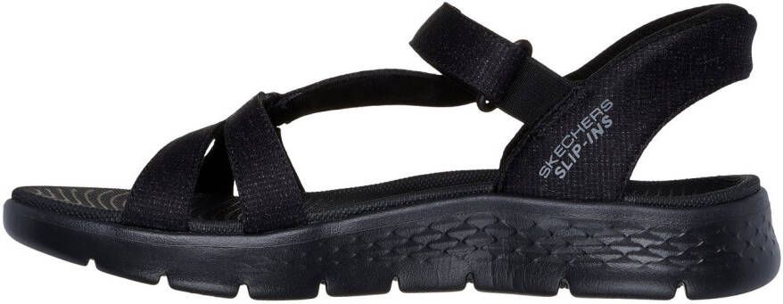 Skechers Sandalen GO WALK FLEX SANDAL-ILLUMINATE sandalette trekking sandaal met gogo mat voetbed