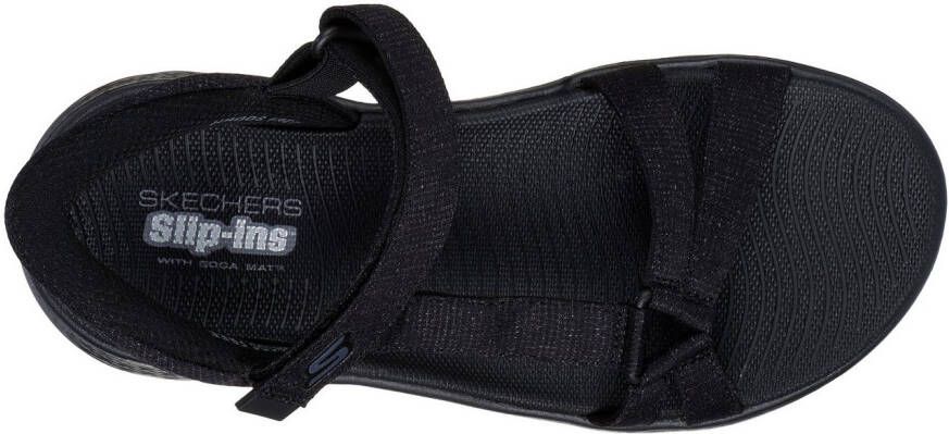 Skechers Sandalen GO WALK FLEX SANDAL-ILLUMINATE sandalette trekking sandaal met gogo mat voetbed