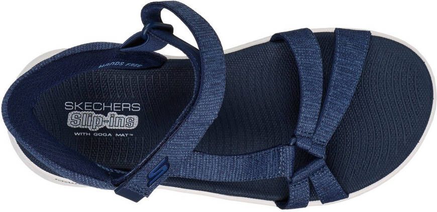 Skechers Sandalen GO WALK FLEX SANDAL-ILLUMINATE sandalette trekking sandaal met gogo mat voetbed