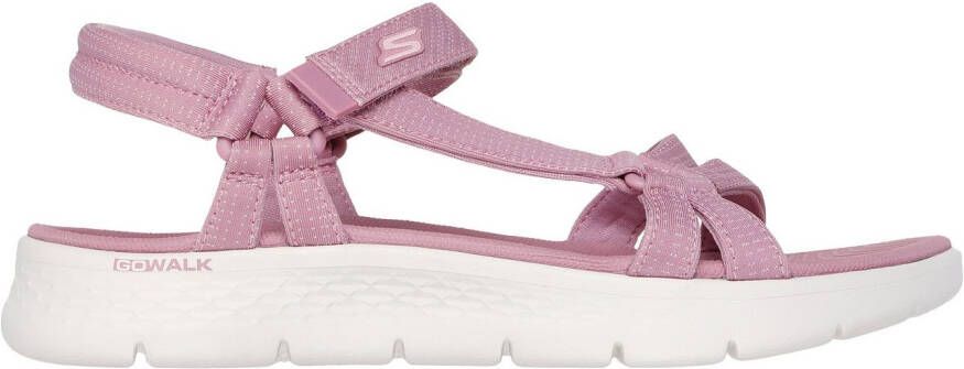 Skechers Sandalen GO WALK FLEX SANDAL-SUBLIME-X zomerschoen sandaal klittenbandschoen met goga mat voetbed
