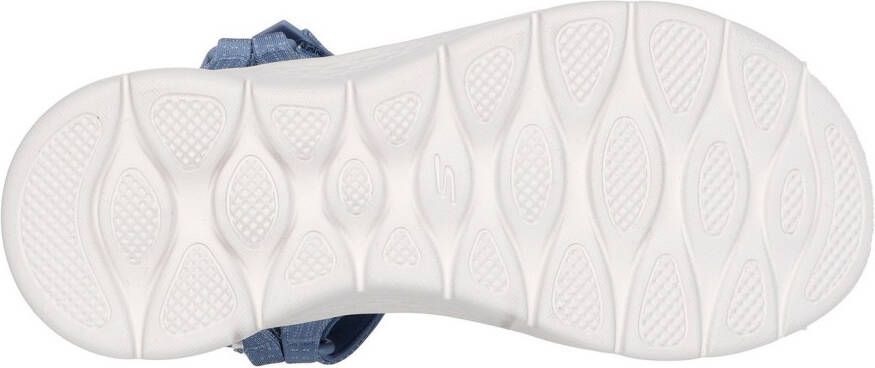 Skechers Sandalen GO WALK FLEX SANDAL-SUBLIME-X zomerschoen sandaal klittenbandschoen met goga mat voetbed