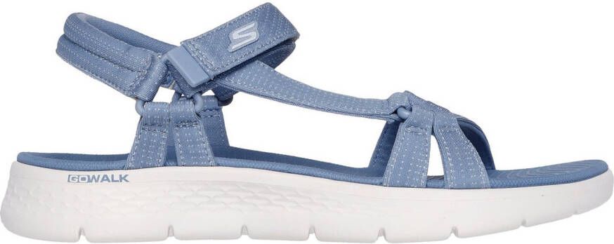 Skechers Sandalen GO WALK FLEX SANDAL-SUBLIME-X zomerschoen sandaal klittenbandschoen met goga mat voetbed